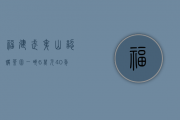 福建武夷山认购茶园一亩6万元，40年期，一年包