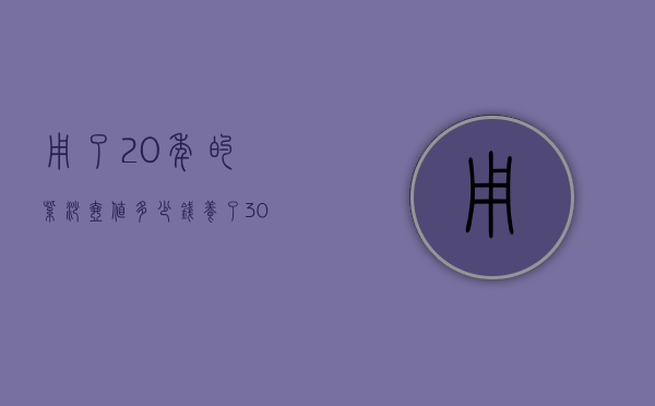 用了20年的紫砂壶值多少钱（养了30年的紫砂壶图片，养了30年紫砂壶的特征）