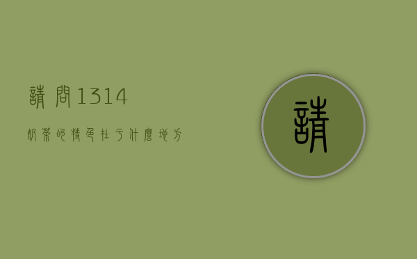 请问1314奶茶的特色在于什么地方？