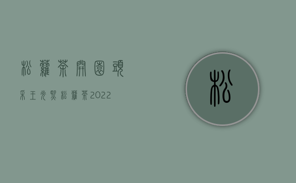 松萝茶开园头采 王光熙松萝茶2022第四届春茶节启动