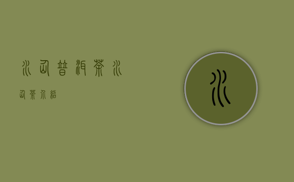 水仙普洱茶(水仙茶介绍)