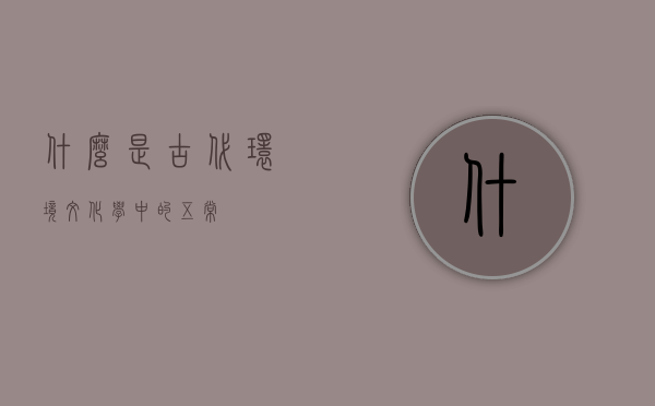 什么是古代环境文化学中的“五常” ？