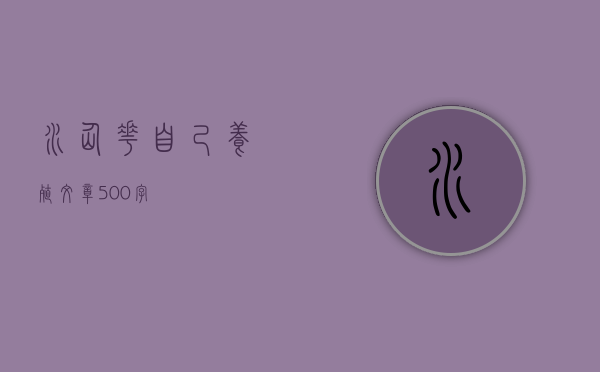 水仙花自己养殖文章，500字